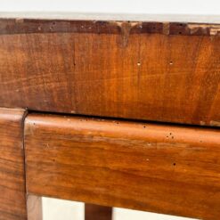 Art deco riešutmedžio konsolė su stalčiumi 41×70,5×72 cm