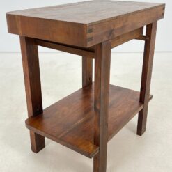 Art deco riešutmedžio konsolė su stalčiumi 41×70,5×72 cm