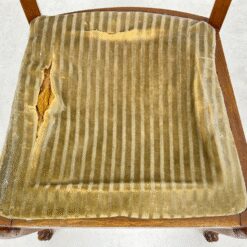 Ąžuolinė kėdė su gobelenu restauracijai 48x48x98 cm, 47 cm