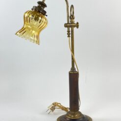 Žalvariniai reguliuojami staliniai šviestuvai 2 vnt. komplektas 34x17x59 cm