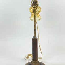 Žalvariniai reguliuojami staliniai šviestuvai 2 vnt. komplektas 34x17x59 cm