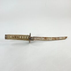 Japoniška katana su bronzos detalėmis 7,5x45x7,5 cm