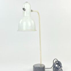 Vintažinis reguliuojamas metalinis stalinis šviestuvas 31x12x50 cm