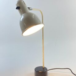 Vintažinis reguliuojamas metalinis stalinis šviestuvas 31x12x50 cm