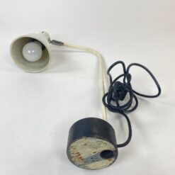 Vintažinis reguliuojamas metalinis stalinis šviestuvas 31x12x50 cm