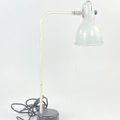 Vintažinis reguliuojamas metalinis stalinis šviestuvas 31x12x50 cm