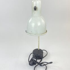 Vintažinis reguliuojamas metalinis stalinis šviestuvas 31x12x50 cm