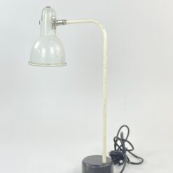 Vintažinis reguliuojamas metalinis stalinis šviestuvas 31x12x50 cm