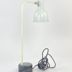 Vintažinis reguliuojamas metalinis stalinis šviestuvas 31x12x50 cm