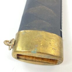 Japoniška katana su žalvario detalėmis ir dėklu 6,5×74,5×6,5 cm