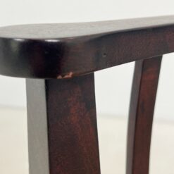 Raudonmedžio rėmo krėslai su ratanu 4 vnt. komplektas 47x53x77 cm, 45,5 cm