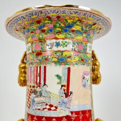 Aukšta rytietiška keramikinė vaza 50x50x158 cm