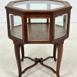 Gg. Ehrhardt & Söhne Möbelfabrik ąžuolinis aštuonkampis baras 62x62x74 cm