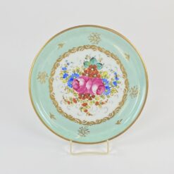 Porcelianinė “Pillivuyt” lėkštė su gėlių raštais 22x22x1,5 cm