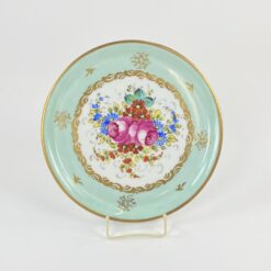 Porcelianinė “Pillivuyt” lėkštė su gėlių raštais 22x22x1,5 cm