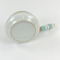 Porcelianinis indas trupiniams su žalvario detalėmis 14,5×25,5×10 cm