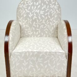 Art deco riešutmedžio foteliai 2 vnt. komplektas 78x71x90 cm, 38 cm