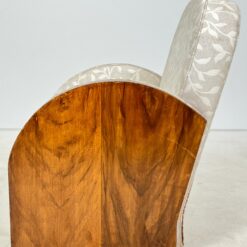 Art deco riešutmedžio foteliai 2 vnt. komplektas 78x71x90 cm, 38 cm