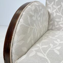 Art deco riešutmedžio foteliai 2 vnt. komplektas 78x71x90 cm, 38 cm