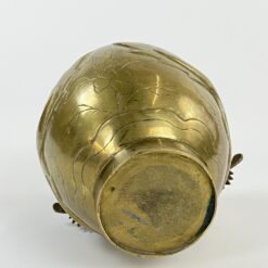 Žalvarinė rytietiška vaza su drakonų atvaizdu 12,5×13,5×14 cm