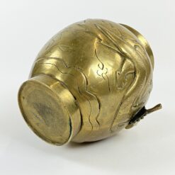 Žalvarinė rytietiška vaza su drakonų atvaizdu 12,5×13,5×14 cm