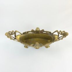 Art Nouveau stiliaus žalvarinis vazonas su moters atvaizdu 18x51x18 cm