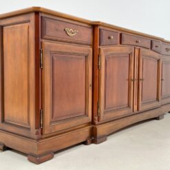 Klasikinio stiliaus plati riešutmedžio komoda 52x251x97 cm