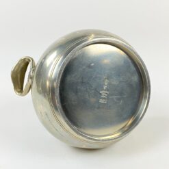 Prancūziškas arbatinuko, cukrinės, ąsotėlio ir padėklo servizas iš alavo