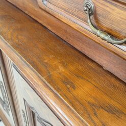 Ąžuolinis dviejų dalių bufetas 55x191x213 cm