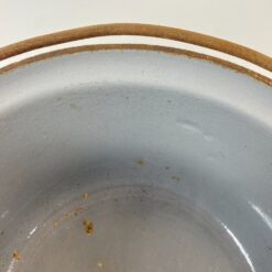 Ketaus puodas su rankena emaliuota vidine dalimi 28x30x17 cm