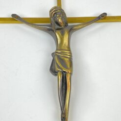 Kabinamas žalvarinis kryžius 3,5x18x45 cm