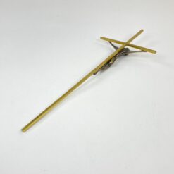 Kabinamas žalvarinis kryžius 3,5x18x45 cm