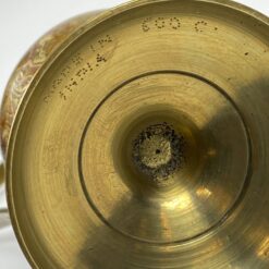 Indiška žalvarinė vaza – ąsotėlis 7,5×10,5×24 cm