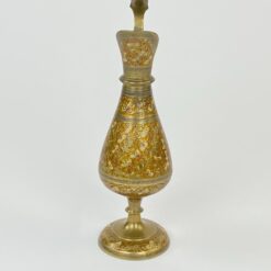 Indiška žalvarinė vaza – ąsotėlis 7,5×10,5×24 cm