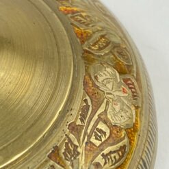 Indiška žalvarinė vaza – ąsotėlis 7,5×10,5×24 cm