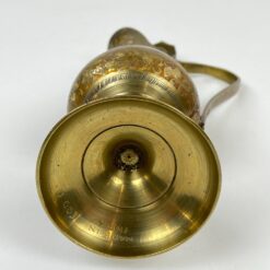 Indiška žalvarinė vaza – ąsotėlis 7,5×10,5×24 cm