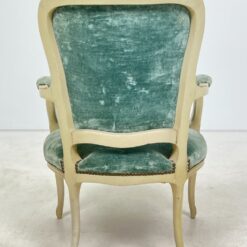 Medinis provanso stiliaus krėslas su gobelenu 60x58x87 cm, 47 cm
