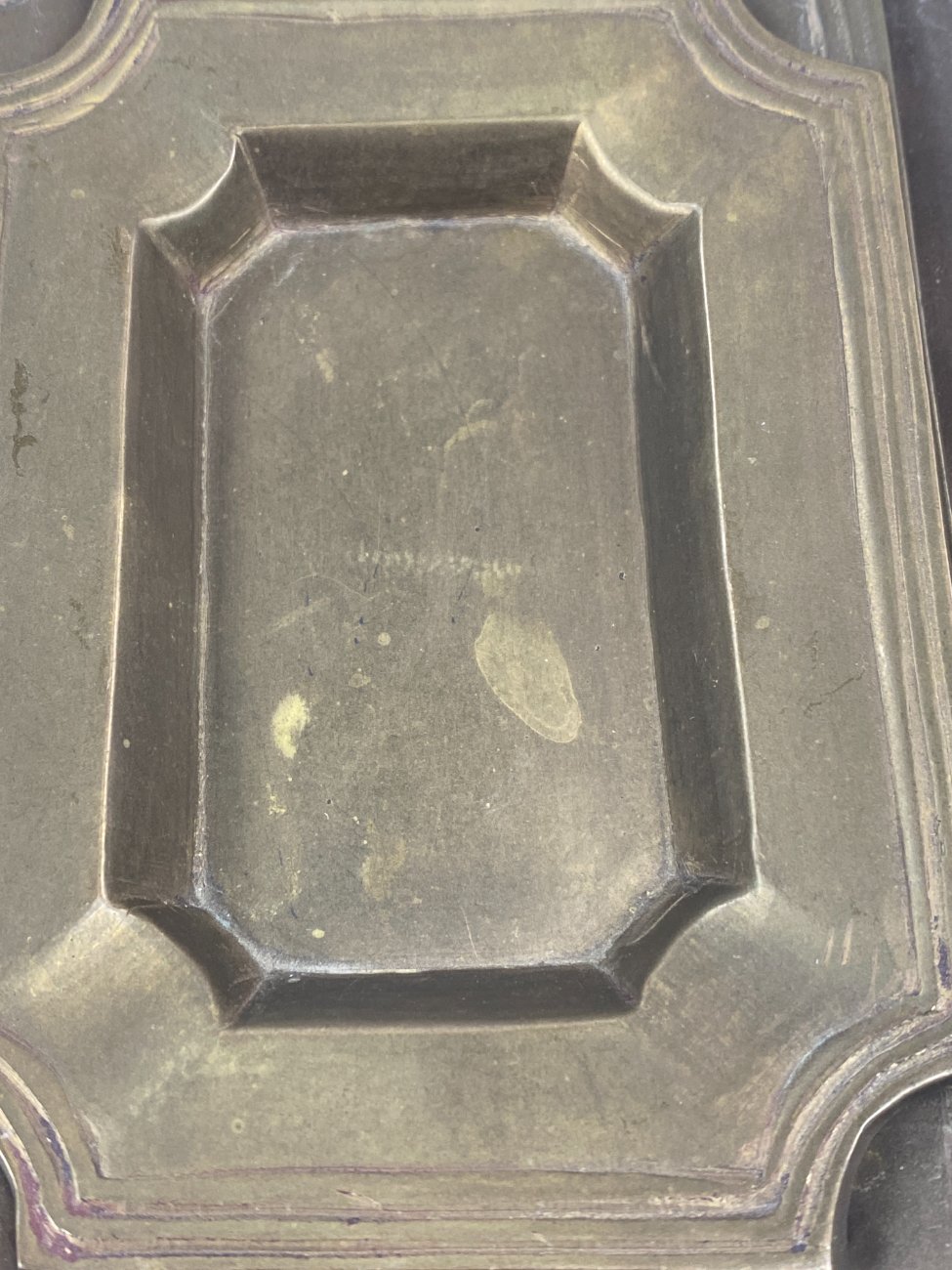 DN0109-lekstes-9 Žalvariniai padėklai 3 vnt. komplektas