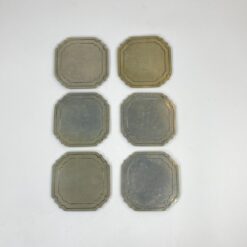 Alaviniai padėkliukai 6 vnt. komplektas 13,5x13,5x0,4 cm