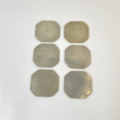 Alaviniai padėkliukai 6 vnt. komplektas 13,5×13,5×0,4 cm