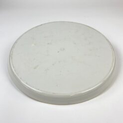 Apvali porcelianinė serviravimo lėkštė su augalų motyvais 36x36x2 cm