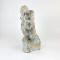 Auguste Rodin skulptūros "Mąstytojas" reprodukcija iš gipso 22x21x46,5 cm