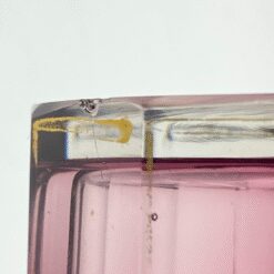 Stiklinis kosmetinis indelis su dangteliu 7,5×7,5×8,5 cm