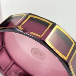 Stiklinis kosmetinis indelis su dangteliu 7,5×7,5×8,5 cm