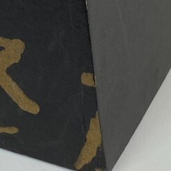 Piramidės formos rytietiška medinė dėžutė 12,5x24x22 cm