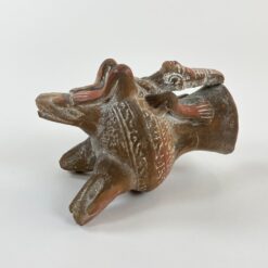 Molinė actekų stilistikos vazelė 10x9x12 cm