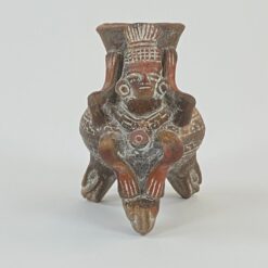 Molinė actekų stilistikos vazelė 10x9x12 cm