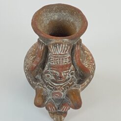 Molinė actekų stilistikos vazelė 10x9x12 cm