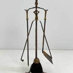 Židinio įrankių komplektas su stovu 36x23x81 cm