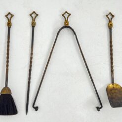 Židinio įrankių komplektas su stovu 36x23x81 cm